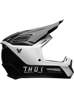 Kask enduro Thor Fleet biało-czarny