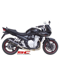 Tłumik SC-Project Oval Carbon / Titanium - Suzuki Bandit 650 [07-12]