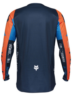 Bluza enduro Fox 180 Race Spec Midnight niebiesko-pomarańczowa