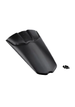 Przedłużenie błotnika motocyklowego tylnego PUIG Triupmh Speed Triple 1200 (22-)/ RS (21-) czarne, matowe