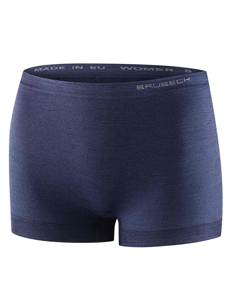 Bokserki damskie Brubeck Classic Comfort Merino niebieskie