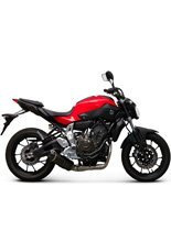 Układ wydechowy 2x1 Termignoni Slip-On stal nierdzewna do Yamaha MT07 (14-20), Yamaha XSR 700 (16-20)