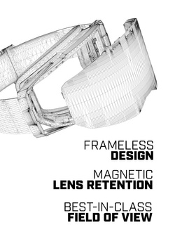 Gogle motocyklowe Klim Edge Off-Road szare ze brązową lustrzaną szybką