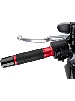 Manetki PUIG 3553 Hi-Tech Ascent do kierownic o średnicy 22 [mm] czerwone