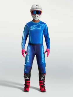 Spodnie cross Alpinestars MX Fluid Kepler niebieskie