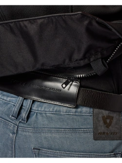 Kurtka motocyklowa skórzana REV’IT! Argon 3 Pro czarno-fluo czerwona