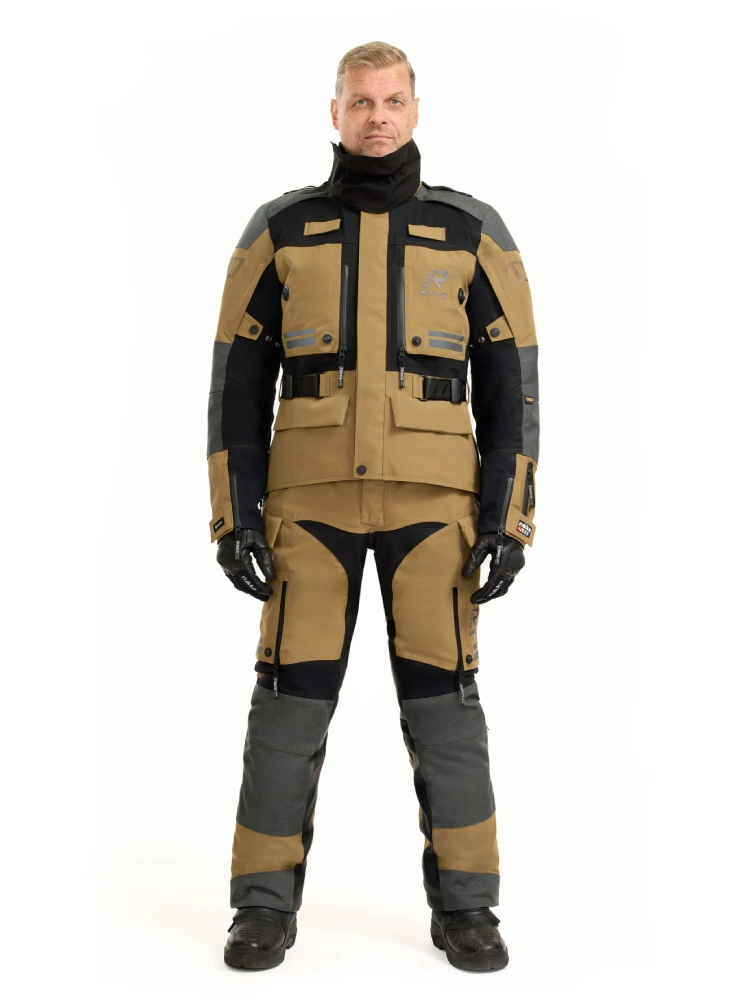 Kurtka motocyklowa tekstylna Rukka TitanTrail-R brązowa