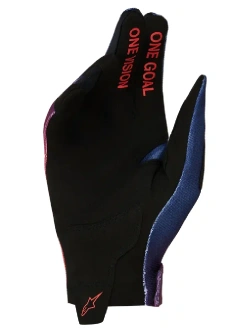 Rękawice cross dziecięce Alpinestars MX Radar czarno-niebiesko-czerwone