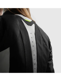 Kurtka motocyklowa damska tekstylna Rebelhorn Hiflow V czarno-szaro-żółta