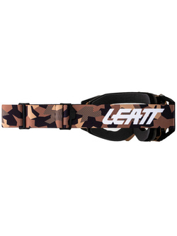 Gogle motocyklowe z przezroczystą szybą Leatt Velocity 5.5 Enduro 83 brązowe