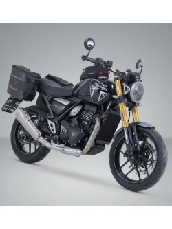 Zestaw sakw motocyklowych SideBag WP ze stelażami SW-Motech Triumph Scrambler 400 X/ Speed 400 (23-) [poj.: 11l + 16l]
