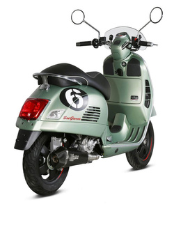 Pełny układ wydechowy (Delta Race) MIVV do Vespa GTS300 (08-20) czarny