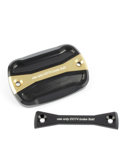 Pokrywa zbiornika płynu hamulcowego GILLES Yamaha XP 530 T-MAX (12-19)/ XP 560 T-MAX (20-22) aluminiowa czarno-złota