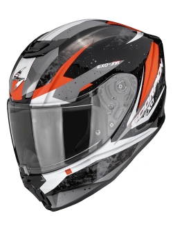 Kask integralny dziecięcy Scorpion EXO-JNR Air Tako czarno-czerwony