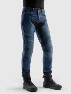 Jeansy motocyklowe Rebelhorn Eagle 4 Slim Fit niebieskie