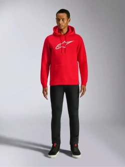 Bluza z kapturem Alpinestars Ageless V3 czerwona