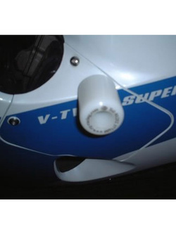 Crash pady R&G do Suzuki TL1000R (wszystkie lata) białe