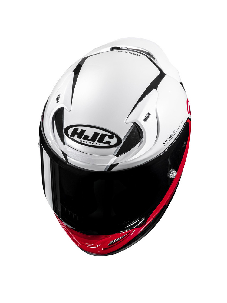 Kask integralny HJC RPHA 12 Kos czerwono-biały