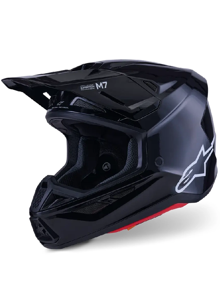 Kask enduro Alpinestars SM7 czarny połysk
