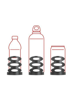 Uchwyt na napój z mocowaniem do kierownicy Lampa