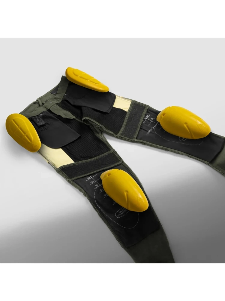 Jeansy motocyklowe Rebelhorn Faster zielone