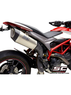 Tłumik SC-Project SC1-R Titanium / Carbon- Ducati Hypermotard 939 / SP [16-18]