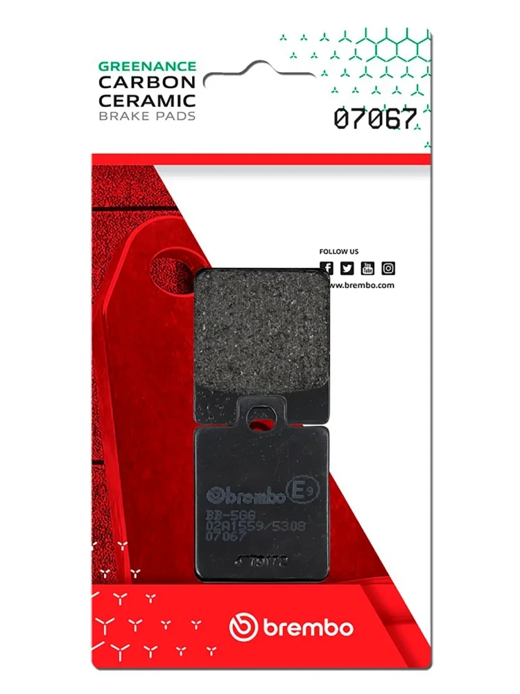 Klocki hamulcowe Brembo Genuine CC Piaggio Liberty/ MP3 (wybrane modele) [kpl. na 1 tarczę]