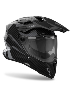 Kask adventure Airoh Commander II Carbon czarny