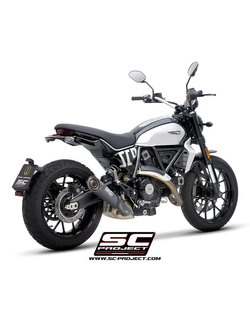 Tłumik motocyklowy SC-Project C1 Ducati Scrambler 800 (23-) carbon