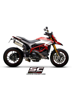 Tłumik SC-Project SC1-R Titanium / Carbon- Ducati Hypermotard 939 / SP [16-18]