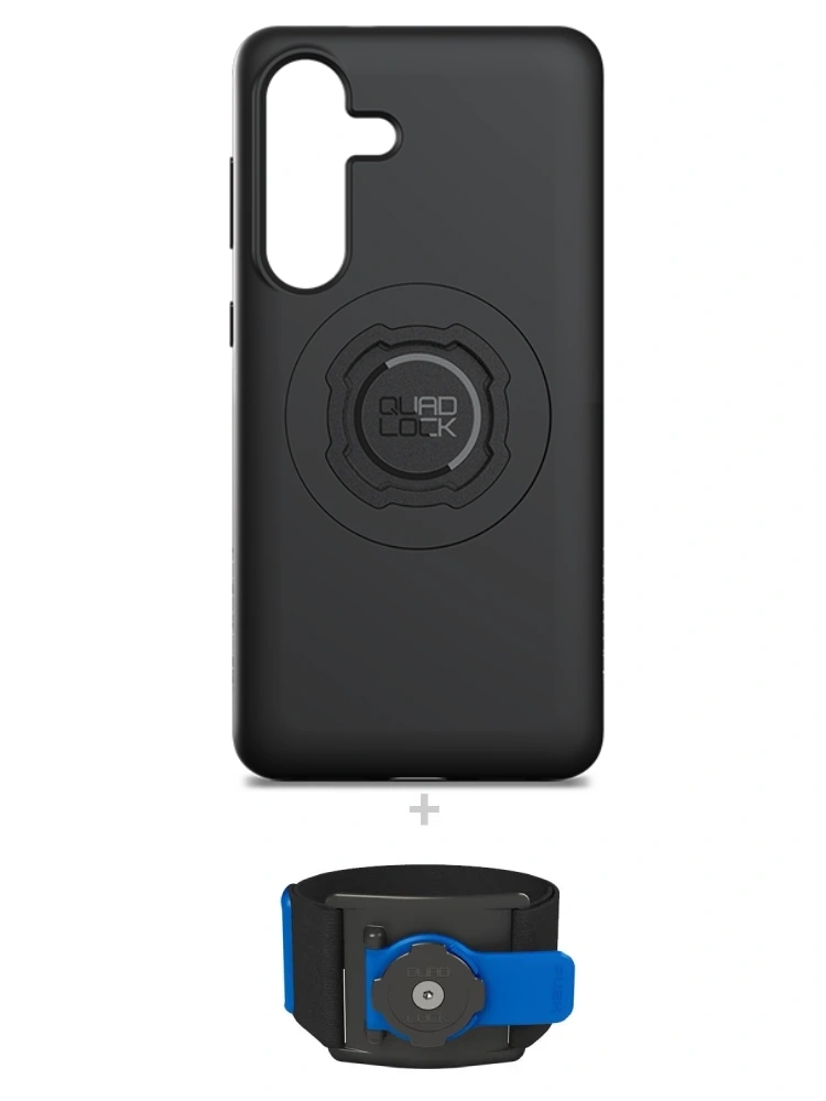 Zestaw do biegania: etui MAG na telefon Samsung Galaxy S26+ (magnetyczne) + opaska sportowa Quad Lock