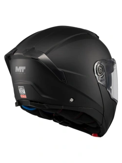 Kask szczękowy MT Atom 2 SV Pure A1 czarny, matowy