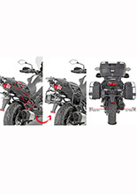 Stelaż kufrów bocznych Monokey GIVI Kawaskai Versys 1000/ SE (19-24)/ 1100 (25-)