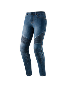 Jeansy motocyklowe damskie Rebelhorn Vandal niebieskie
