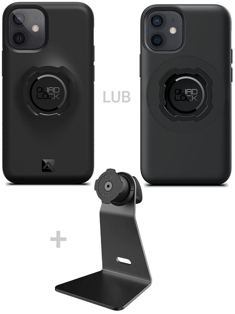 Zestaw na biurko: etui na telefon iPhone 12 mini + uchwyt Quad Lock