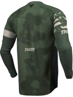 Bluza enduro Thor Launchmode Bleach czarno-zielona