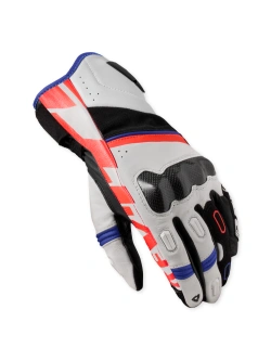Rękawice motocyklowe skórzane REV’IT! RSR 5 biało-niebieskie