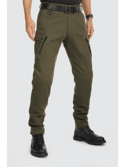 Jeansy motocyklowe Pando Moto Mark AAA zielone