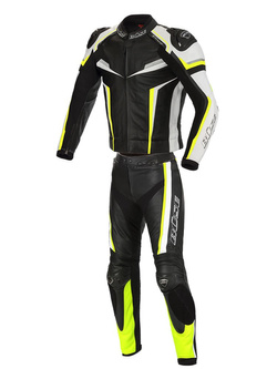 Kombinezon motocyklowy dwuczęściowy Büse Mille czarno-fluo żółty