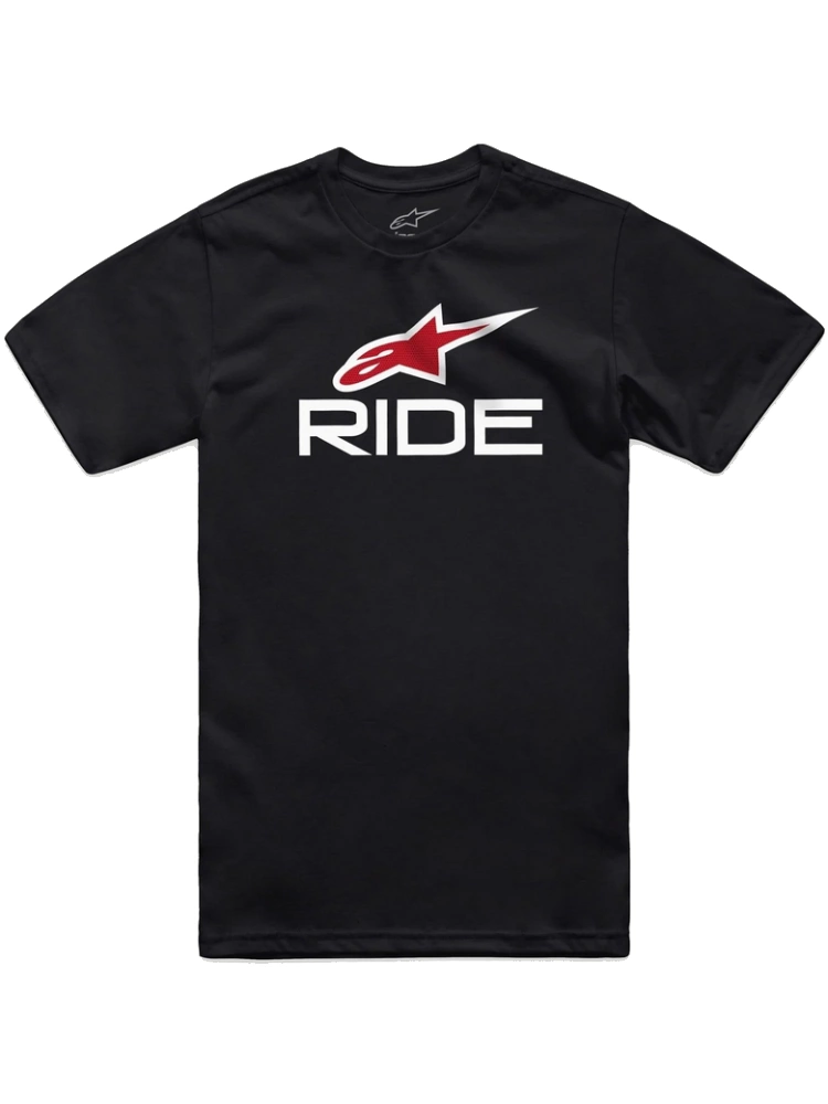 Koszulka z krótkim rękawem Alpinestars Ride 4.0 CSF Tee czarno-biało-czerwona