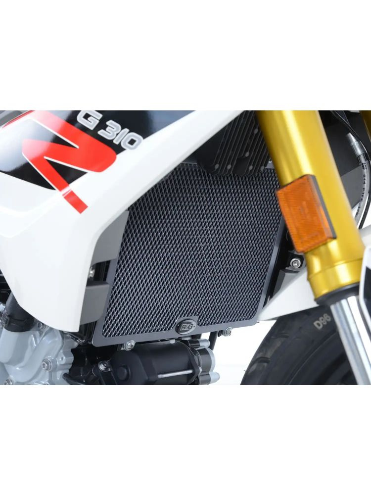 Osłona chłodnicy R&G aluminiowa do BMW G 310 R/ GS (17-23) czarna