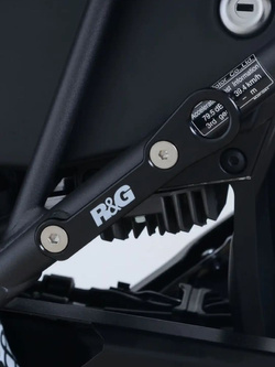 Uchwyty na pasy transportowe R&G do Hondy CRF1000L Africa Twin (17-) czarne
