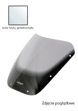 Szyba motocyklowa MRA oryginalny kształt "O" Suzuki GS 500 E (-95) / Honda NTV 650 (FIVESTAR/TCP) (-95) przeźroczysta