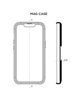 Etui na telefon Samsung Galaxy A55 Quad Lock MAG (magnetyczne)