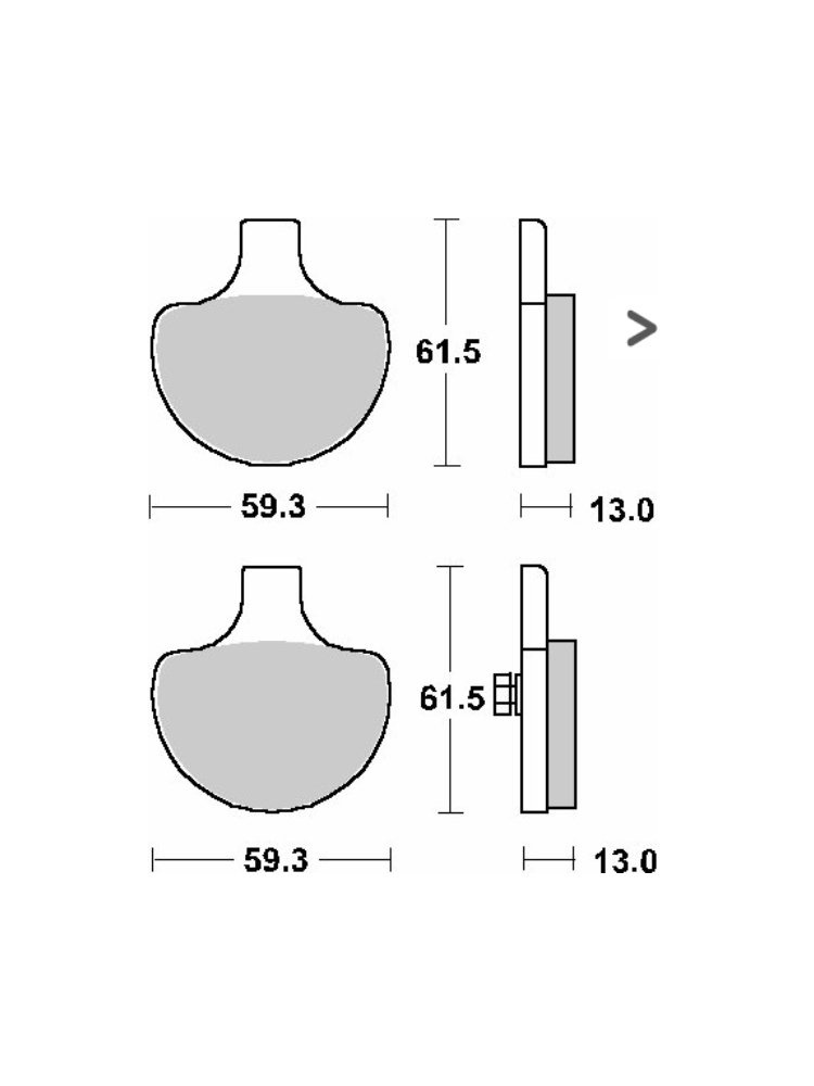KLOCKI HAMULCOWE SBS 579 H.HS