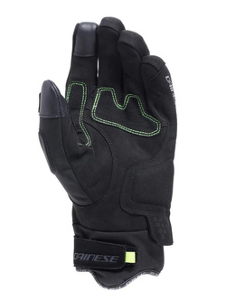 Rękawice motocyklowe tekstylne Dainese Fulmine D-Dry czarno-szaro-żółte