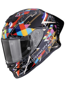 Kask integralny Scorpion EXO-R1 EVO II Air Pouls czarno-żółto-czerwony