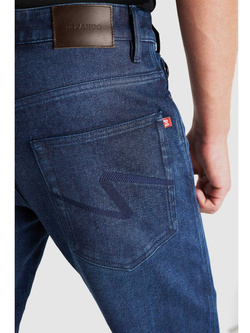 Jeansy motocyklowe Pando Moto Arnie Slim niebieskie