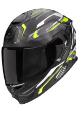 Kask integralny Scorpion Exo-GT SP Air Augusta czarno-szaro-żółty matowy