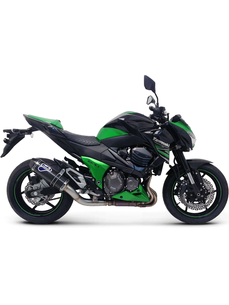 Tłumik Termignoni Slip-On stal nierdzewna, włókno węglowe do Kawasaki Z 800 (13-17)